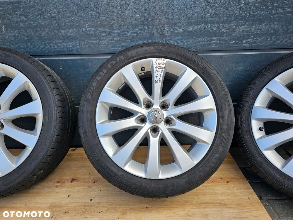 KOŁA FELGI ALUMINIOWE OPONY OPEL VECTRA C ASTRA H ZAFIRA B MERIVA B SIGNUM 17" 7J 5x110 ET35 225/45/17 - 5