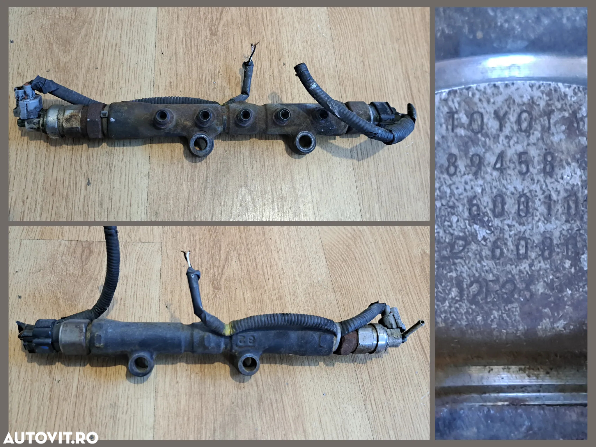Toyota Avensis, Rav4, Corolla diesel motorina 2.0d d-4d Corp clapeta acceleratie, Rampa injectoare, Calculator motor pompa injectie, Pompa vacuum, ,EGR electric - 4