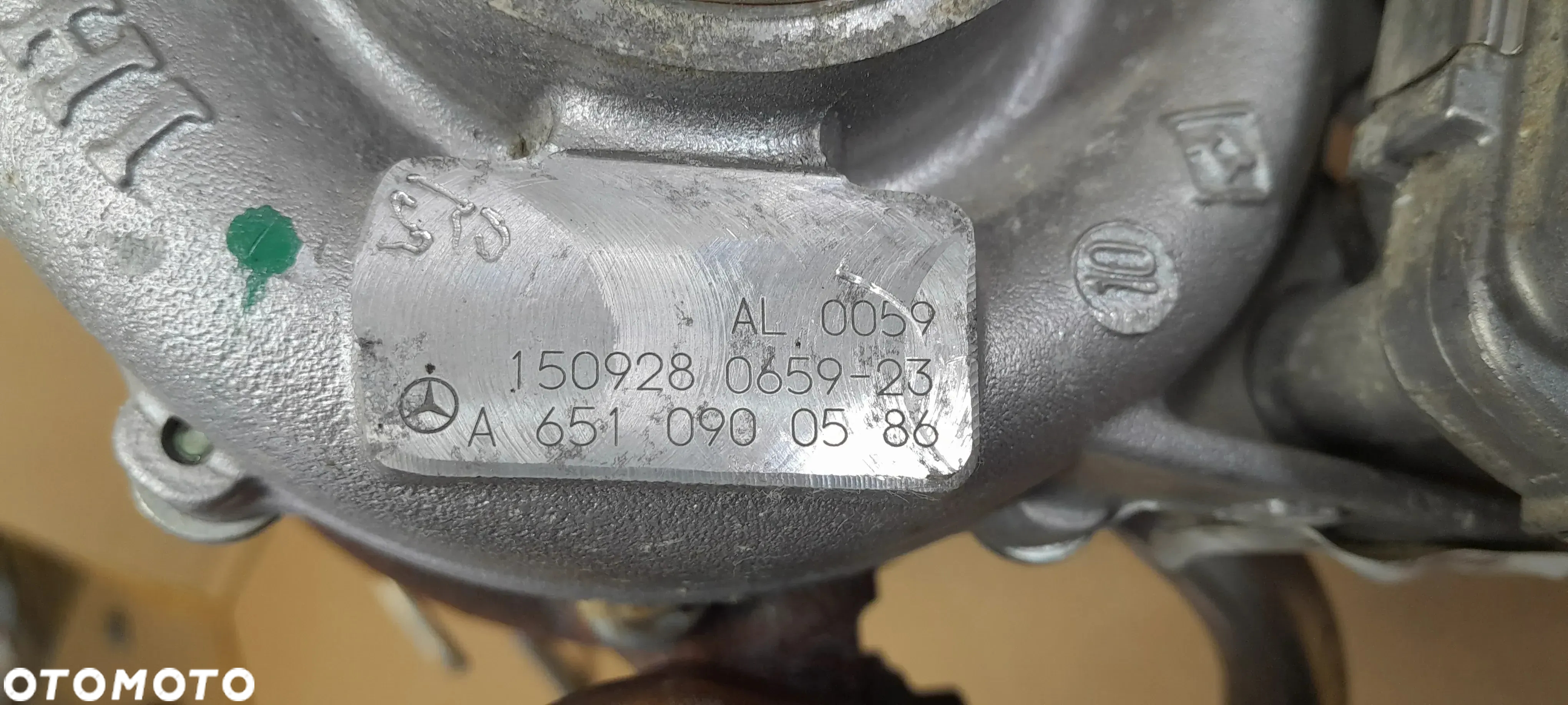 TURBOSPRĘŻARKA MERCEDES A KLASA W176 2.0 CDI A6510900586 - 6