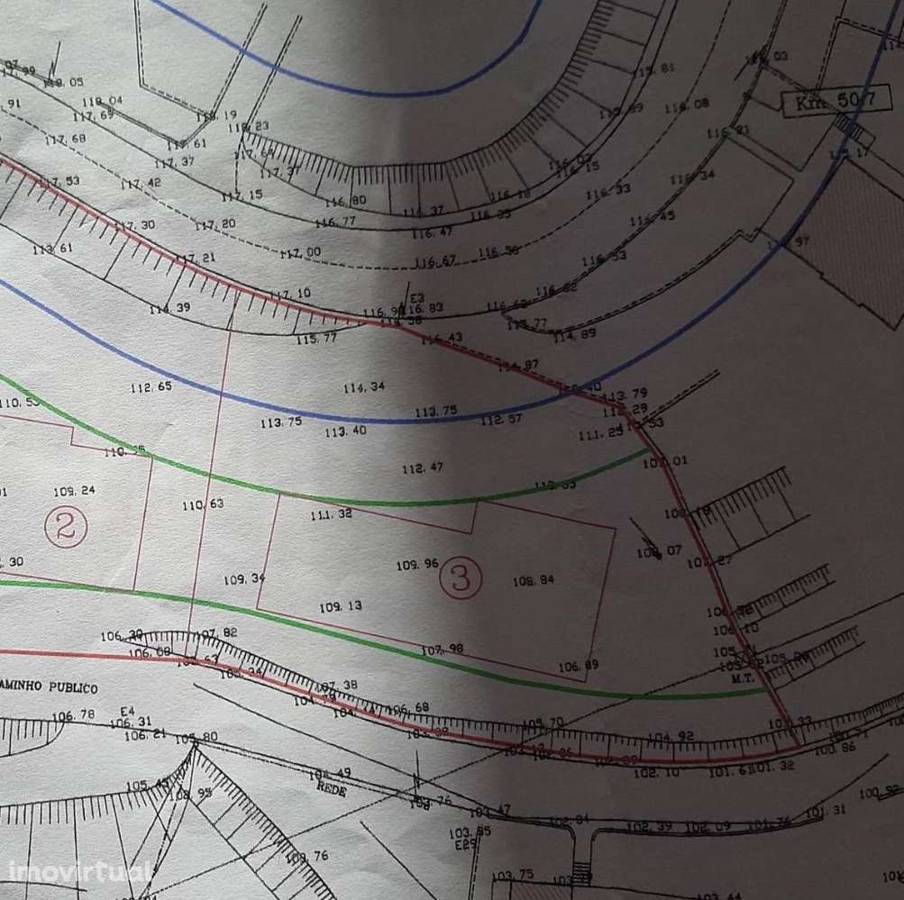 Vende terreno 1.218m2 zona de construção Canelas Penafiel - Grande imagem: 2/12