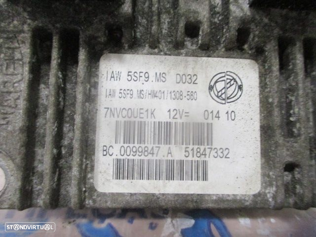 Centralina 5SF9MSD032  51847332 FIAT 500 2 FASE 1 2010 1.2 69CV 3P BRANCO MAGNETI MARELLI - 4