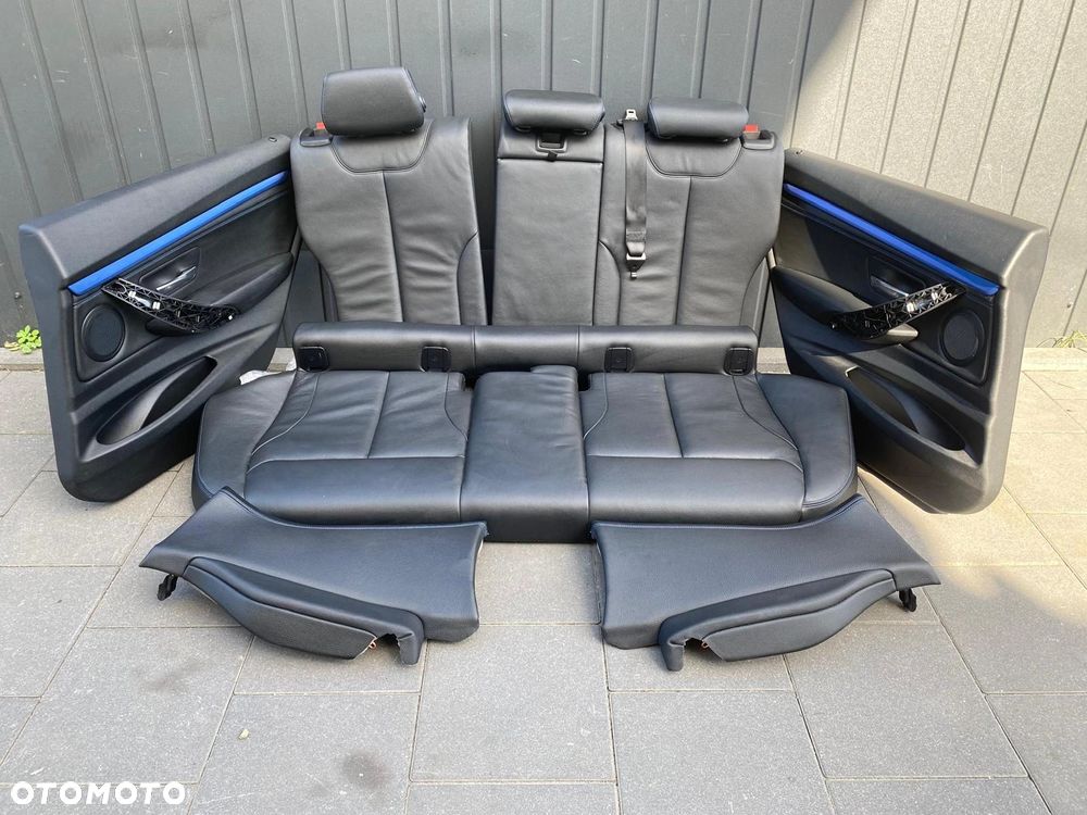 FOTELE TAPICERKA SKÓRA DAKOTA SCHWARZ BMW 3 GT F34 GRZANE M-PAKIET LED - 13
