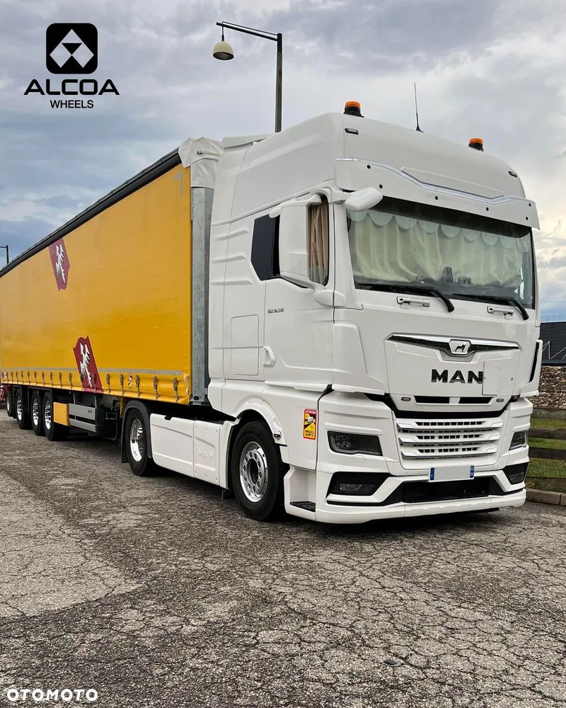 MAN / ORYGINALNE FELGI ALCOA + Kapselki GRATIS / ET120 / 22,5 x 11,75 / LVL ONE / KOSZTY FV / DOSTAWA GRATIS - 12