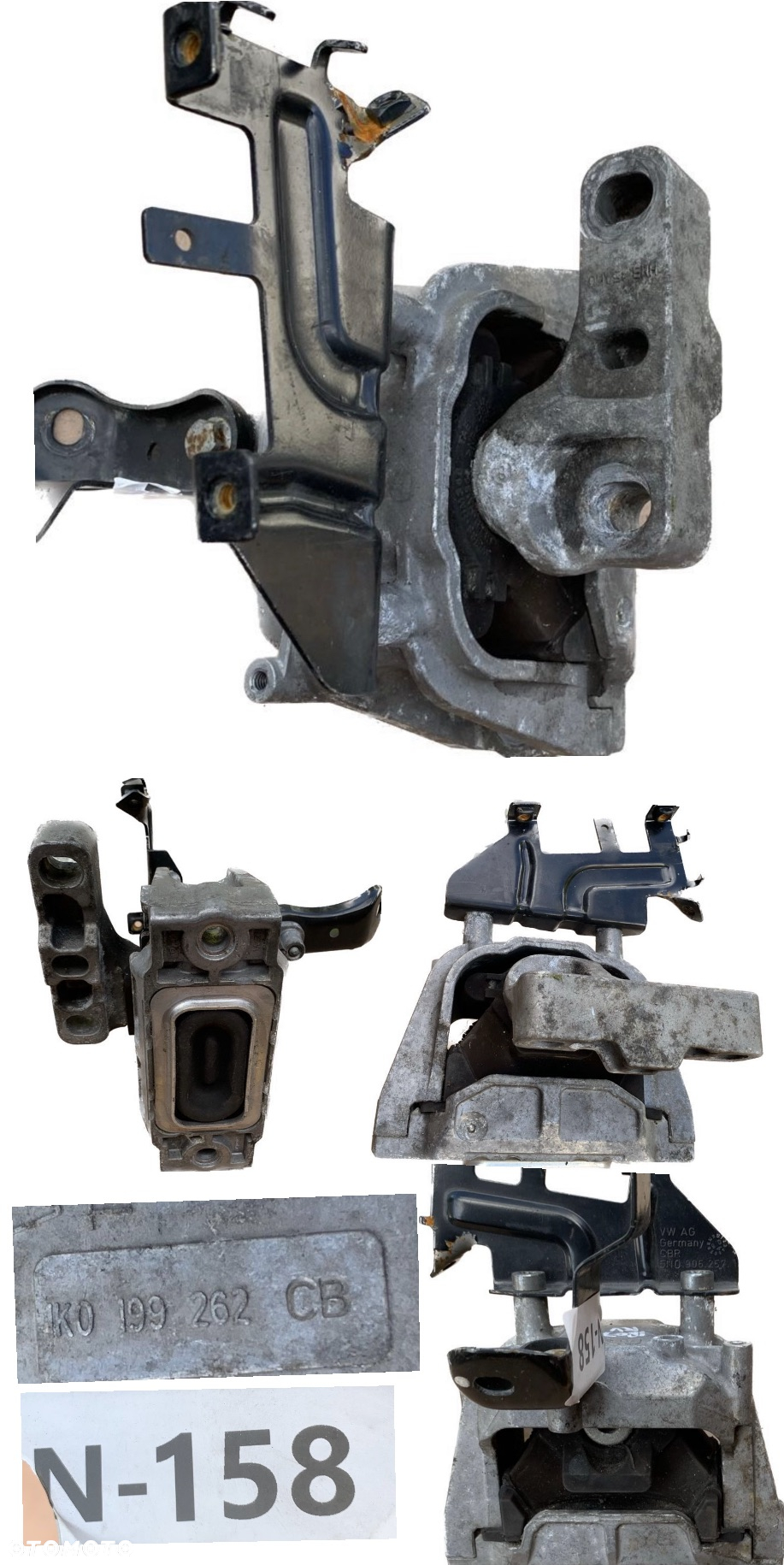 Tania wysyłka 10 zł Łapa Poduszka Skrzyni Silnika Peugeot 207 1.4 06-12r AUDI SEAT SKODA VW 03-18r BMW E81 04-13r F20 11-19r Opel ADAM Corsa D E 06-19r - 19