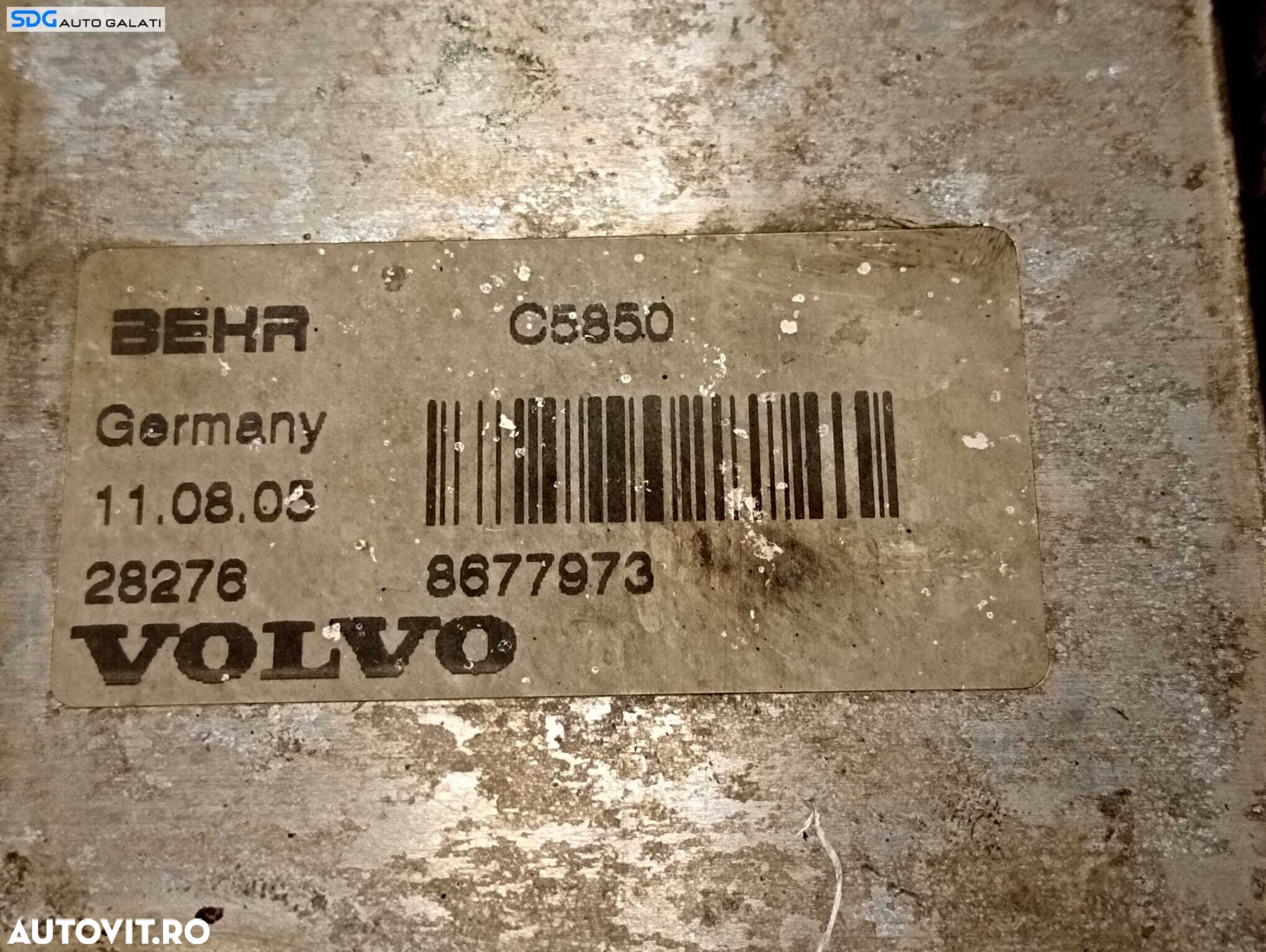 Termoflot Radiator Racitor Ulei Volvo S60 2.4 D 2001 - 2010 Cod 8677973 [M5194] - 4