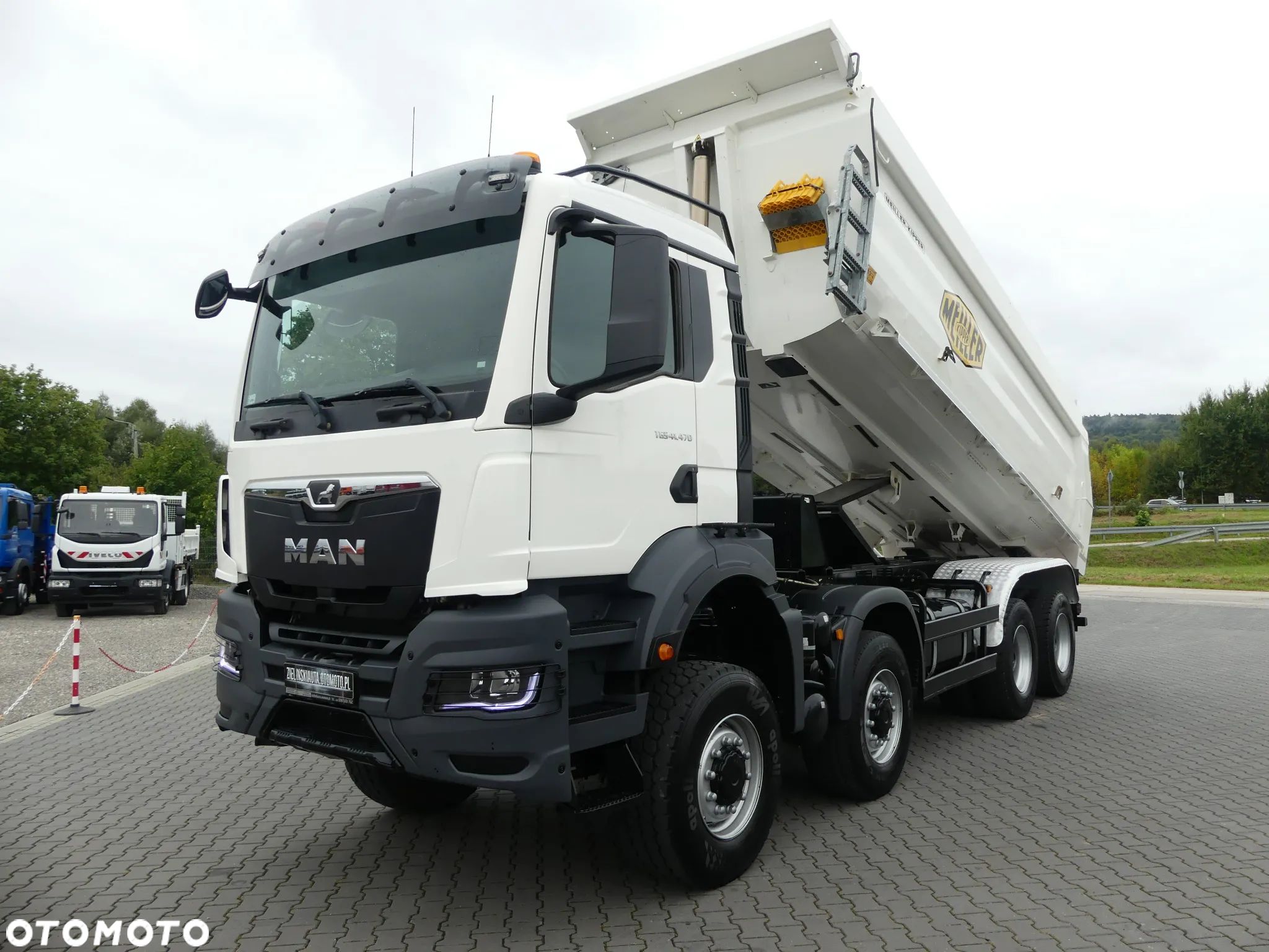 MAN TGS 41.470 / 8x8 / WYWROTKA MEILLER / MANUAL / NISKI PRZEBIEG / - 1
