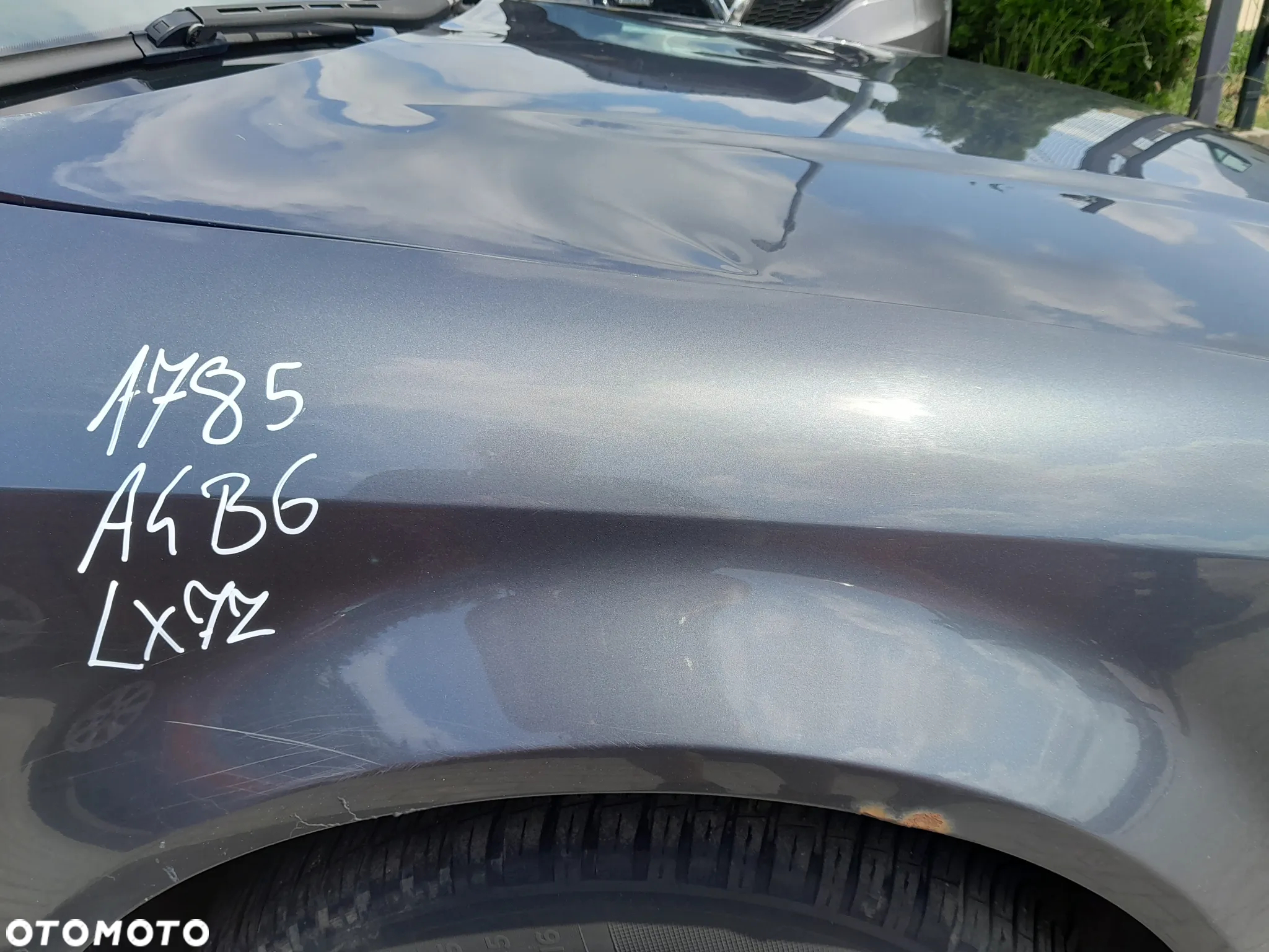 AUDI A4 B6 BŁOTNIK PRAWY PRZEDNI PRAWY PRZÓD KOLOR: LX7Z - 3