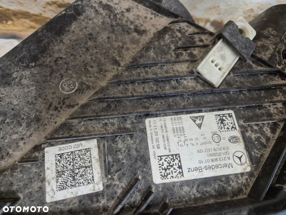 mercedes e klasa w213 lift 22\'\' full led multibeam lewa igła kompletna - 3