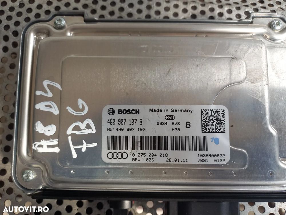 Calculator Modul Procesare Imagine Audi A6 C7 A7 A8 4H D4 Cod 4G0907107B Dezmembrez Audi A8 4H D4 3.0 Tdi Quattro Motor CDT Cutie MXU Volan Stanga - Dezmembrari Arad - 6