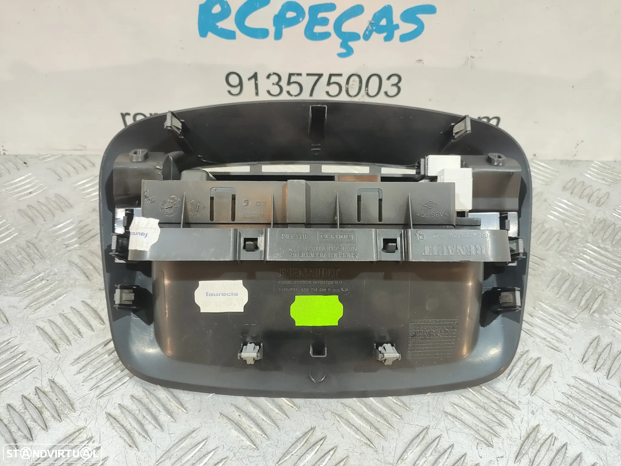 DISPLAY ECRA PAINEL INSTRUMENTOS MULTIMEDIA GPS NAVEGAÇAO RENAULT MEGANE III 3 MK3 FASE 1 GRANDTOUR CARRINHA 259150931R RENAULT MEGANE III HATCHBACK CARRO - 6