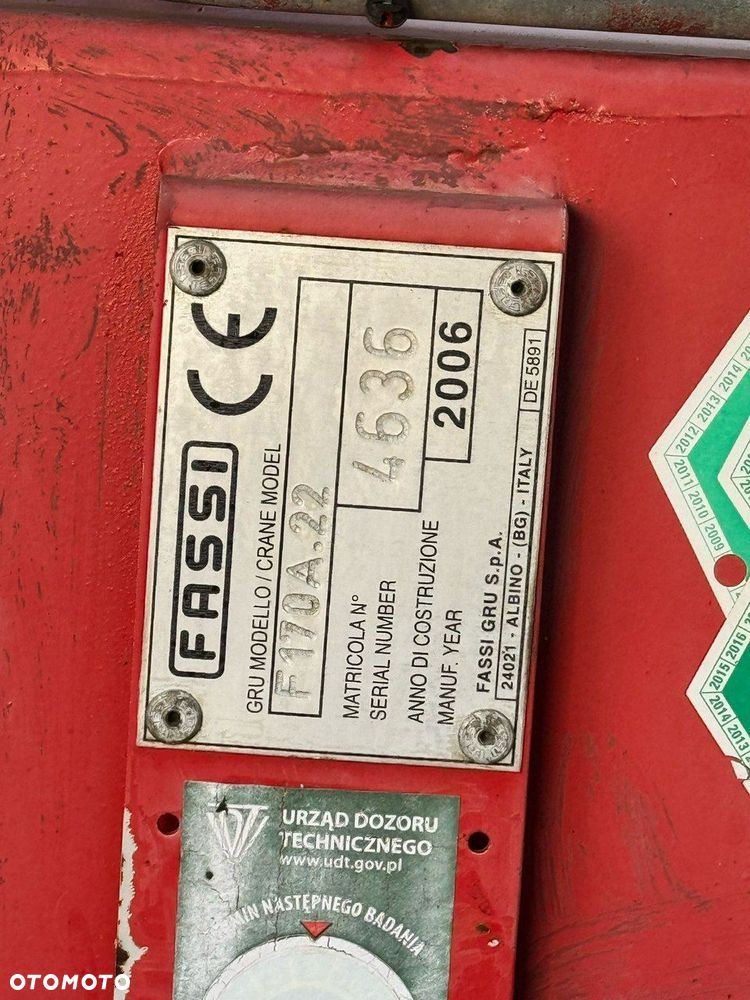 Scania 124L 420 6x2 Retarder HDS FASSI F170 Budowlanka - 6