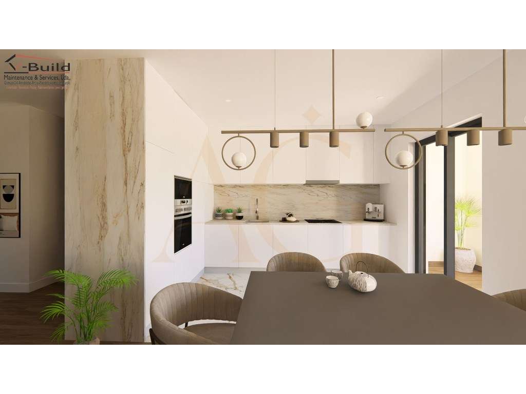 Apartamento T3 com terraço, jacuzzi e garagem em fase de construção - Grande imagem: 5/19