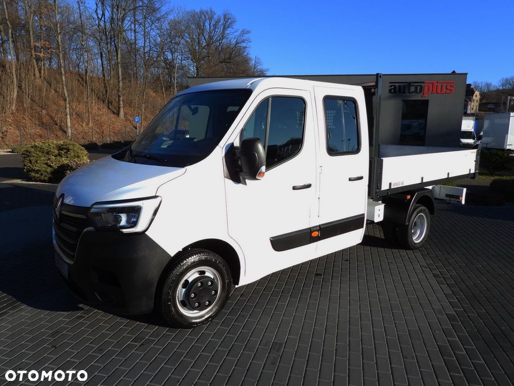 Renault MASTER WYWROTKA PODWÓJNA KABINA DOKA 6 MIEJSC TEMPOMAT LEDY BLIŹNIACZE KOŁA KLIMATYZACJA  130KM - 24