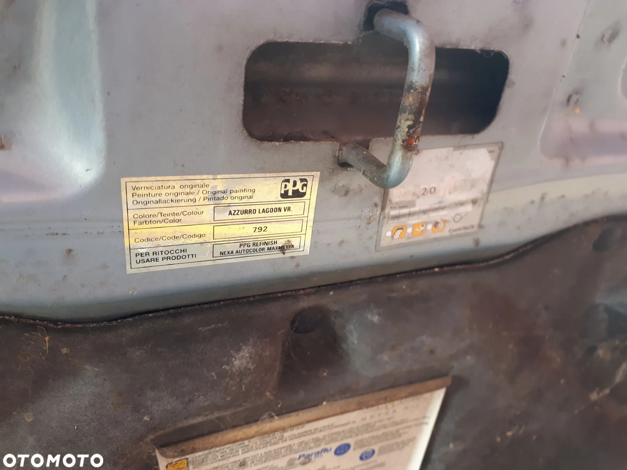 FIAT IDEA 03-10 1.3 16V MJTD MASKA PRZÓD PRZEDNIA 792 - 25