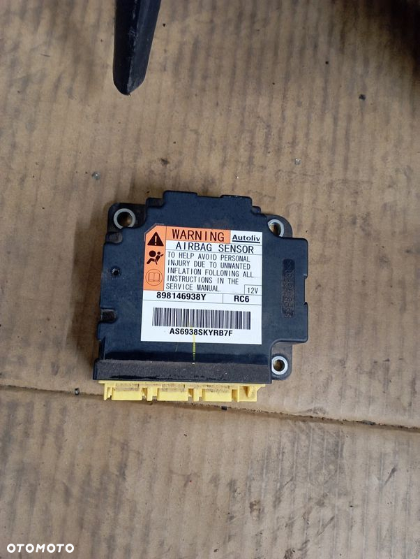ISUZU D-MAX II 2 KONSOLA AIRBAG SENSOR PASY KOMPLET EUROPA - 6