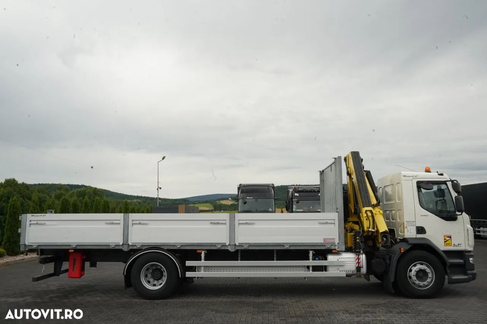 DAF LF 260 / 4X2 / LIVRARE - 7.30 + HDS HYVA HC 153 / RADIOCOMANDĂ / ROTATOR / AUTOMATĂ / EURO 6 - 13