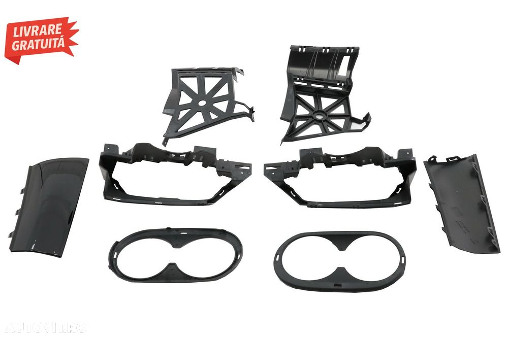 Difuzor Bara Spate Mercedes A-Class V177 Sedan (2018-up) Evacuari Crom- livrare gratuita - 13