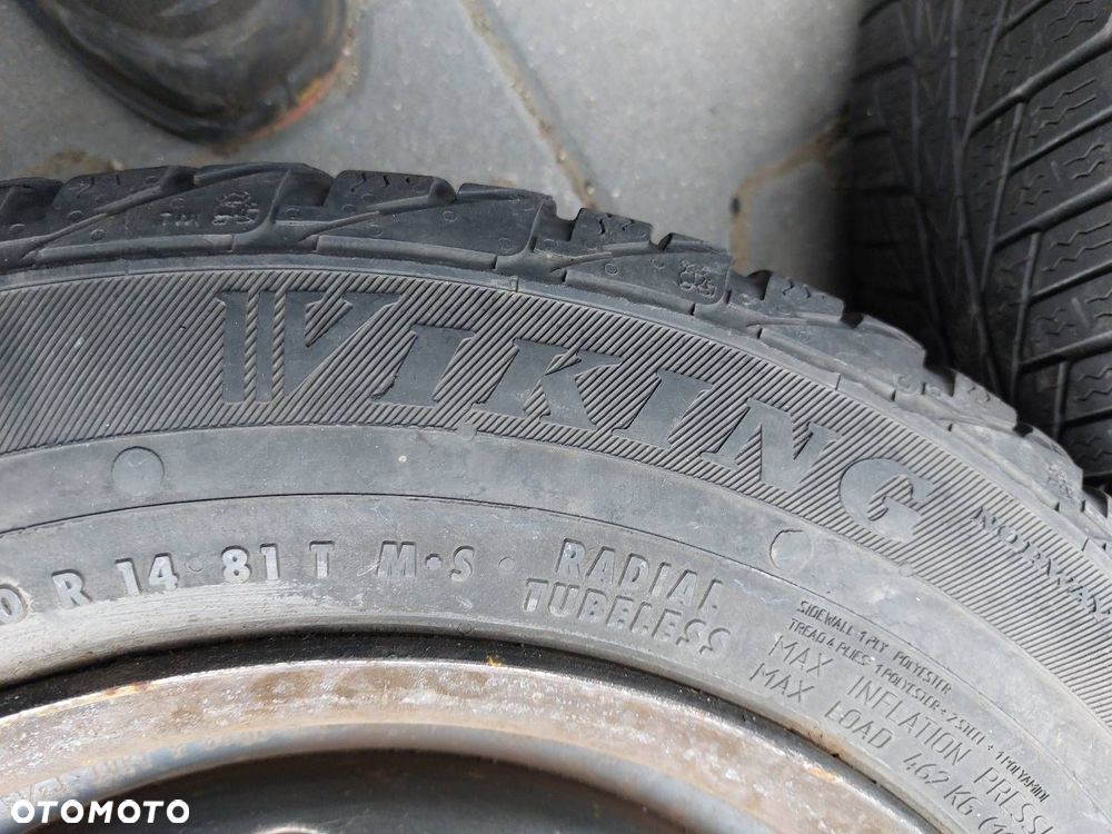 KOŁA KOMPLET FELGI OPONY ZIMOWE 4x100 FI54,1 185/65R14 165/70R14 - 6