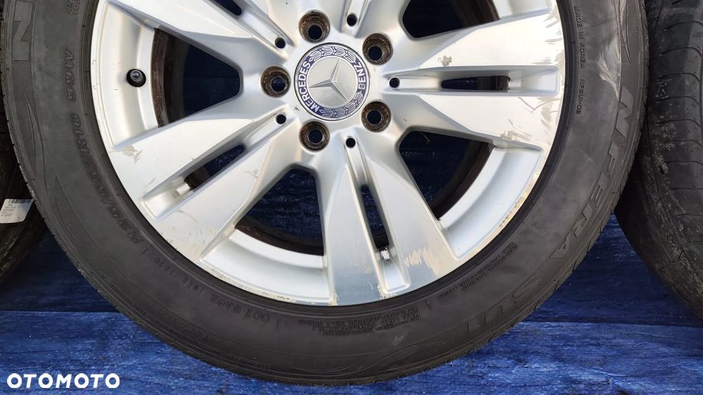 KOŁA FELGI ALUMINIOWE ALUFELGI 8Jx16 ET46 A2124010202 OPONY LETNIE NEXEN NFERA SU1 225/55R16 225 55 16 MERCEDES W212 W207 - 12