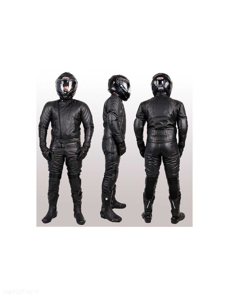 Uniwersalna kurtka skórzana motocyklowa ,,policyjna" 2W1 KSM001 - 4