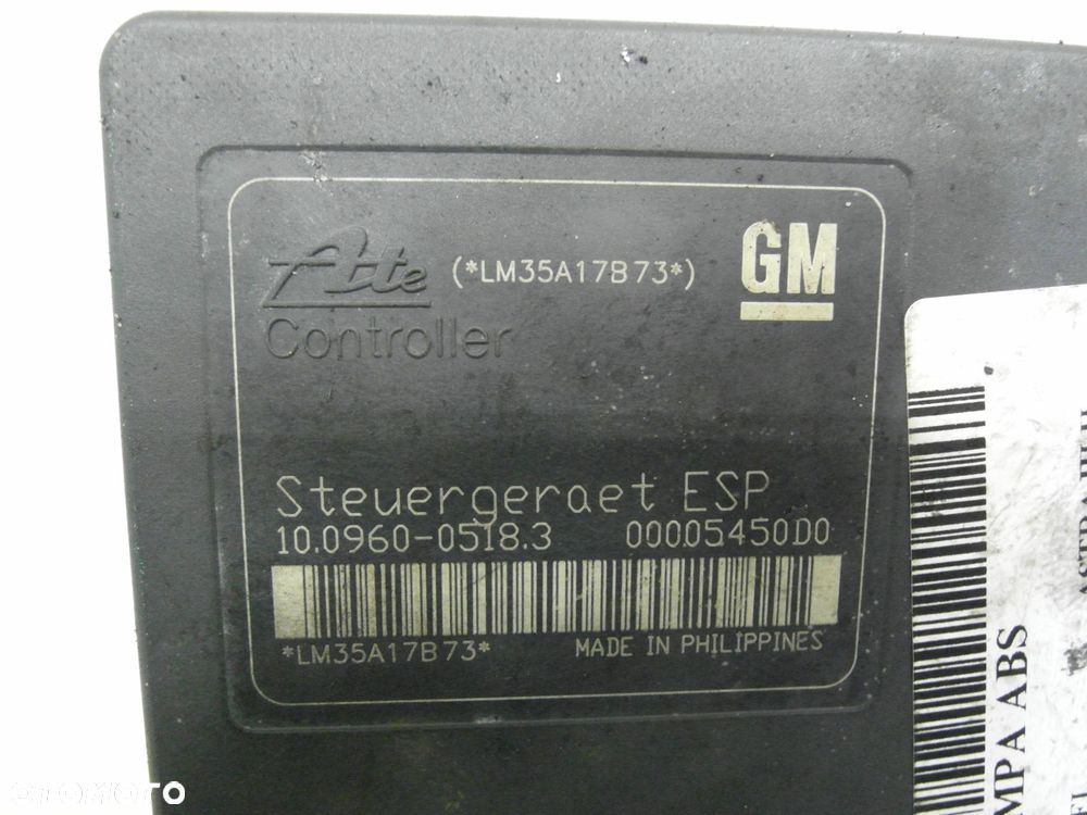 POMPA ABS OPEL ASTRA III H 10096005183 13157578 10020801284 - 8