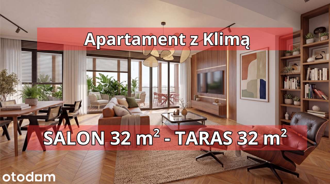 NAD ODRĄ - Taras na południowy zachód - doświetlony - KLIMA - RABAT
