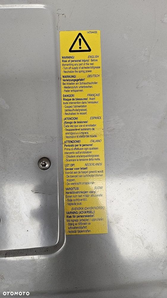 Profesjonalny Zwijacz do węża oleju NEDERMAN 884 10m 1/2" 75 Bar - 10