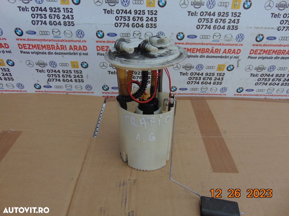 Pompa motorina Renault Trafic 1.6 Opel Vivaro Nissan primastar 2014-2021 pompa motorina rezervor - 2