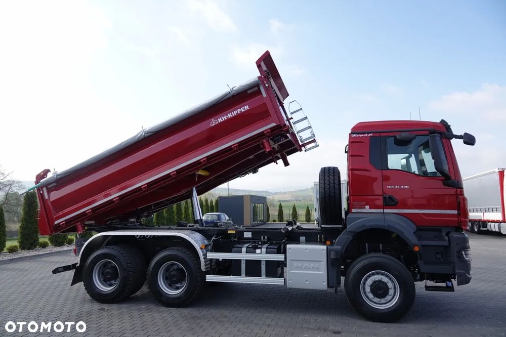 MAN TGS 33.480 / 6X6 / WYWROTKA 3 STRONNA / BORDMATIC / KH KIPPER / AUTOMAT / HARDOX  / BOGATA OPCJA / FABRYCZNIE NOWY / 2026 - 7