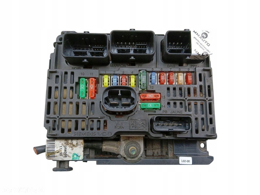MODUŁ BSM SKRZYNKA BEZPIECZNIKÓW PEUGEOT 407 S118983002Q 6500CG L02 - 1