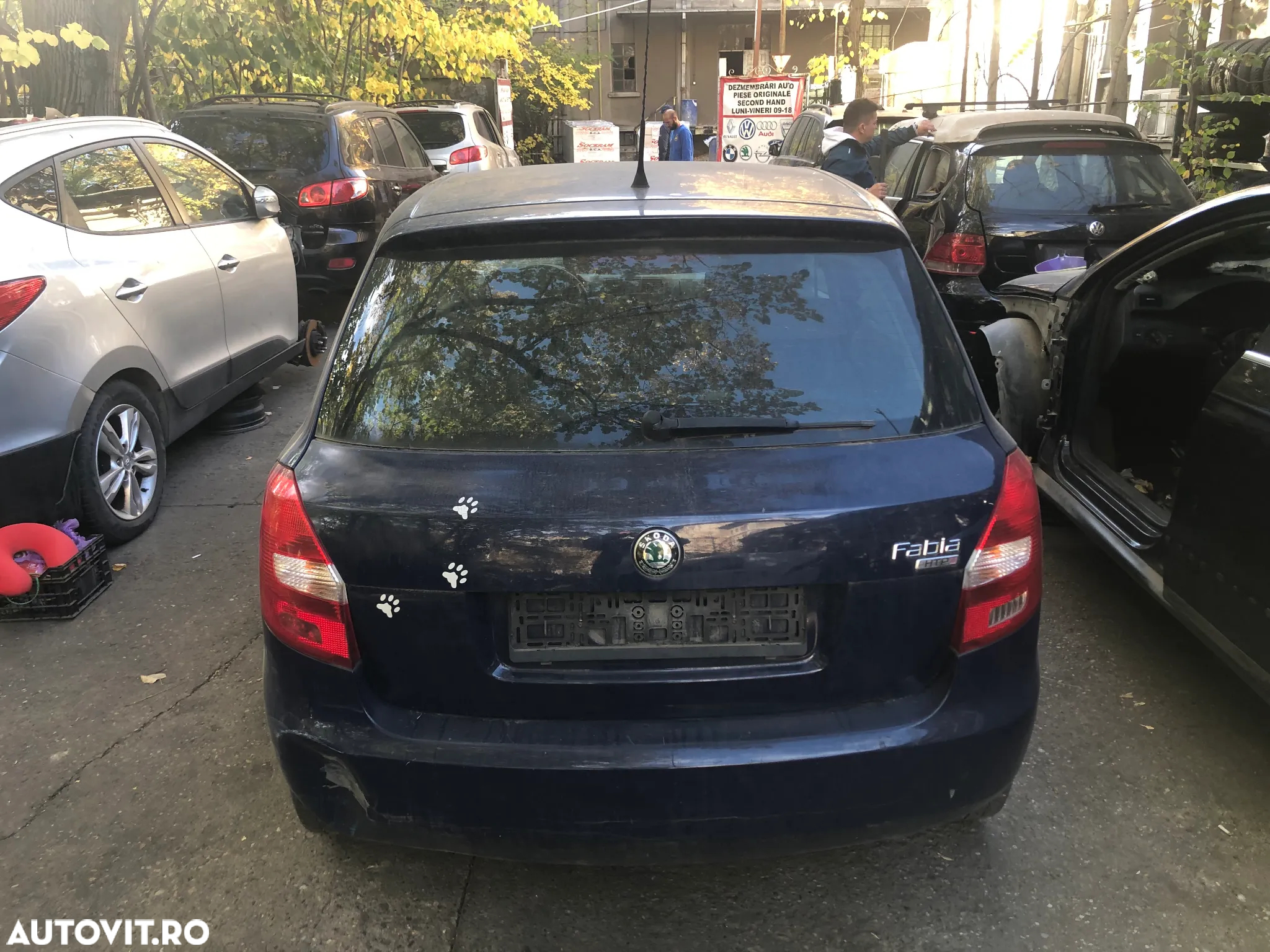 Dezmembrez Skoda Fabia 2 facelift albastru 1.2 benzina 2011 - 7