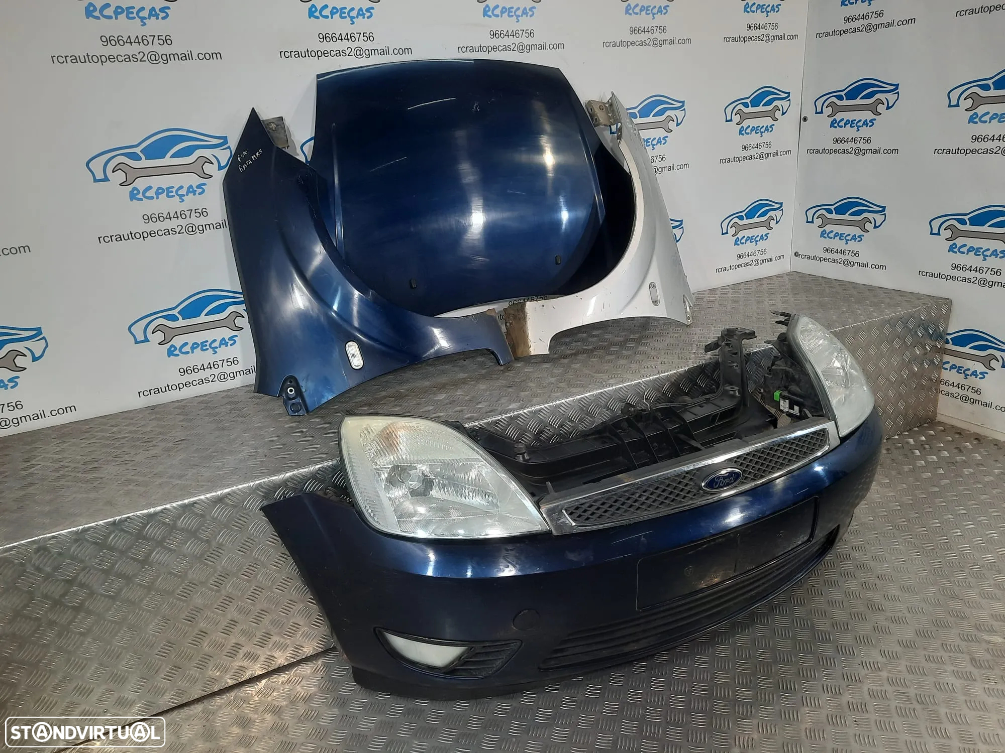 FRENTE COMPLETA FORD FIESTA V 5 MK5 CAPOT PARACHOQUES GUARDA-LAMAS OTICAS RADIADOR VENTILADOR FRENTE FIBRA REFORÇO - 4