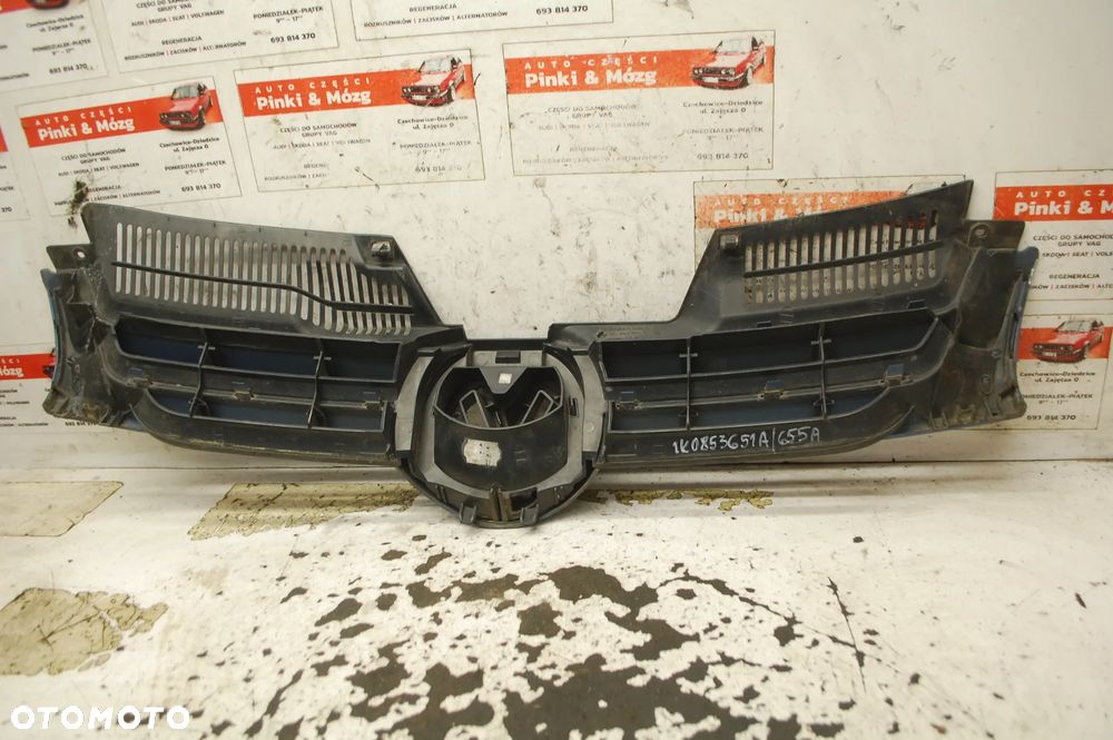 GRILL ATRAPA CHŁODNICY 1K0853651A VW GOLF V LC5G /LC5J - 2