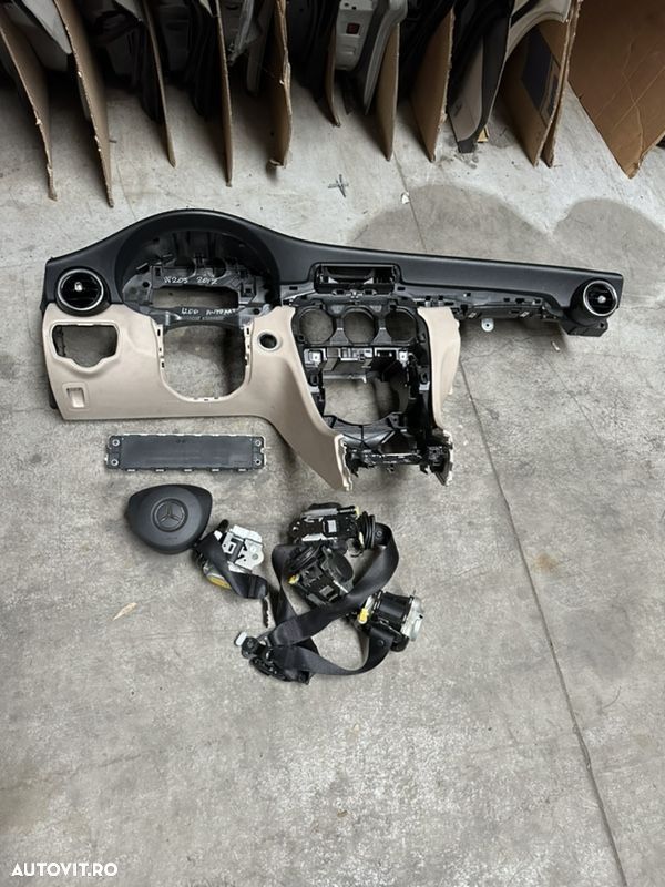 Plansa bord , airbaguri si centuri fata, spate MERCEDES C-class W205 automat an 2017 - 1