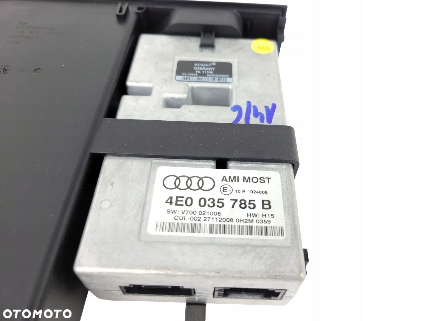 AUDI A6 C6 A8 D3 Q7 MODUŁ INTERFACE AMI AUX 4E0035785B  KABEL USB - 8