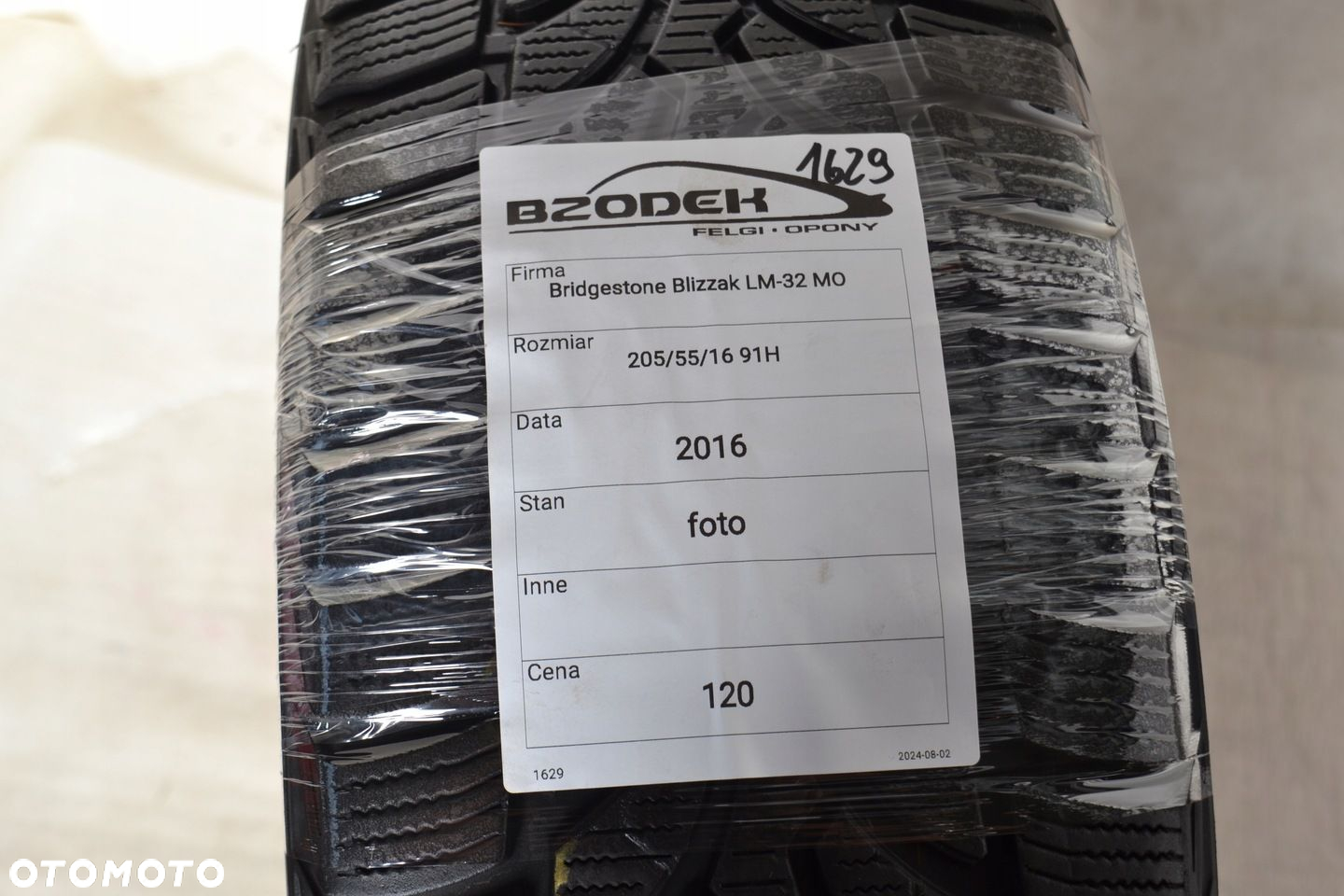 Opona zimowa Bridgestone Blizzak LM-32 1x 205/55/16 91 H ZIMA MO - 5