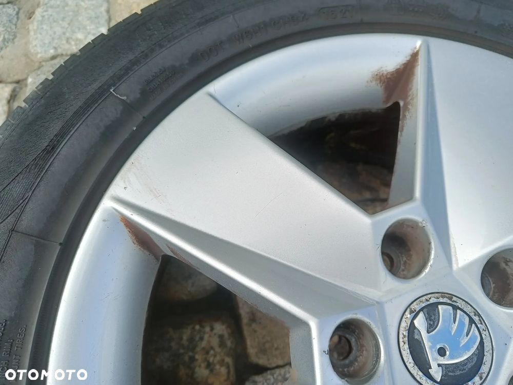 Felgi Aluminiowe 16 Skoda Octavia 3 5x112 ET46 5E0601025H Koła VW Seat Audi 6,5Jx16H2 - 3