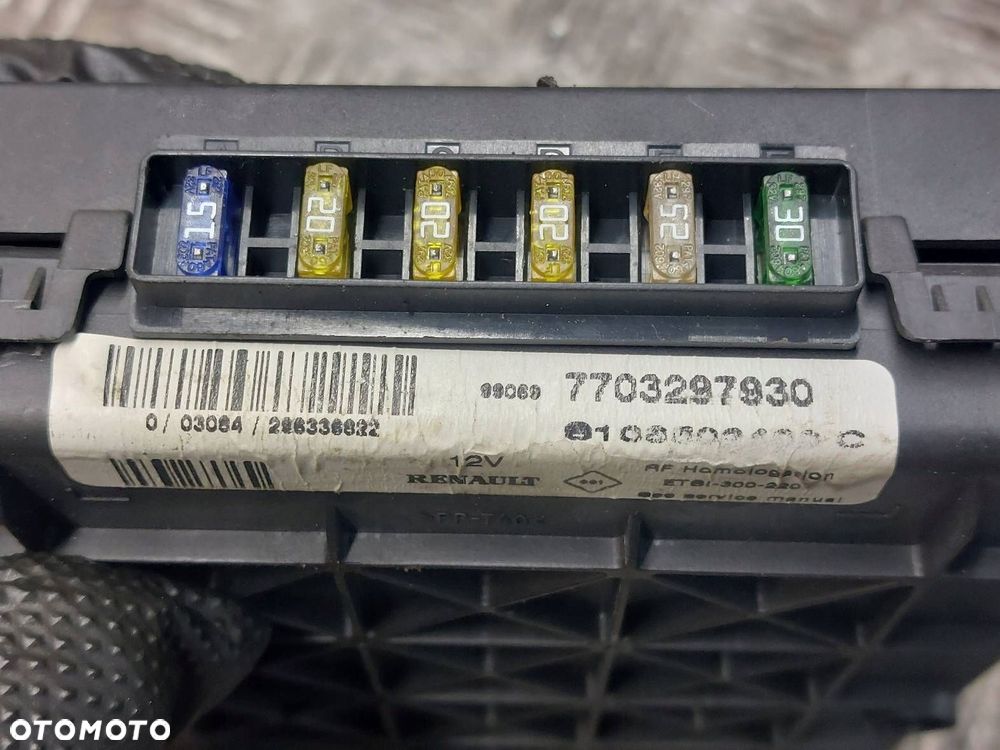 ZESTAW STARTOWY MODUŁ BSI SCENIC I 2.0 8V 7700112607 7703297930 - 3