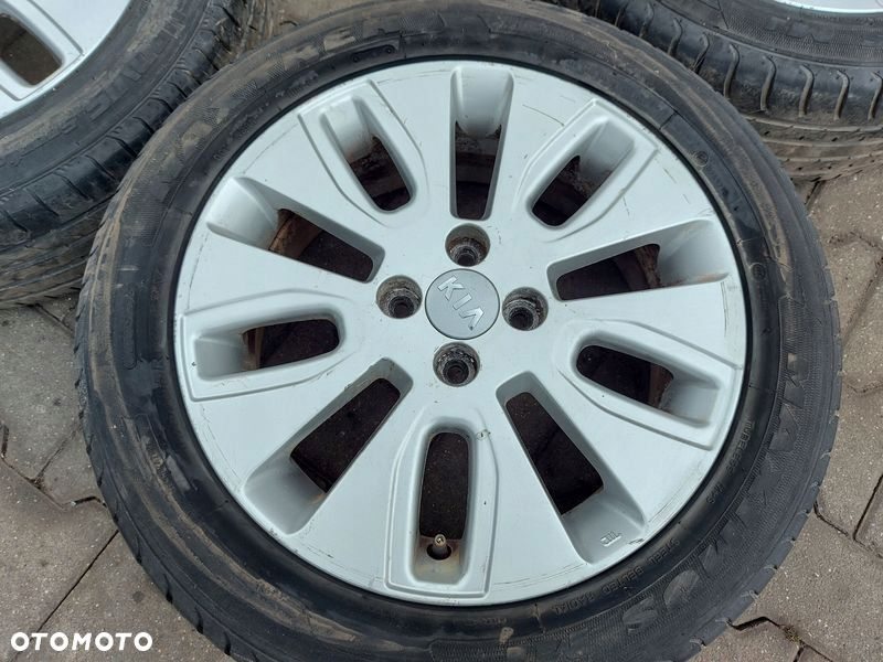 KIA RIO 3 III FELGI ALUMINIOWE ALUFELGI 16 CALI 4x100 ET43 529101W300 - 5