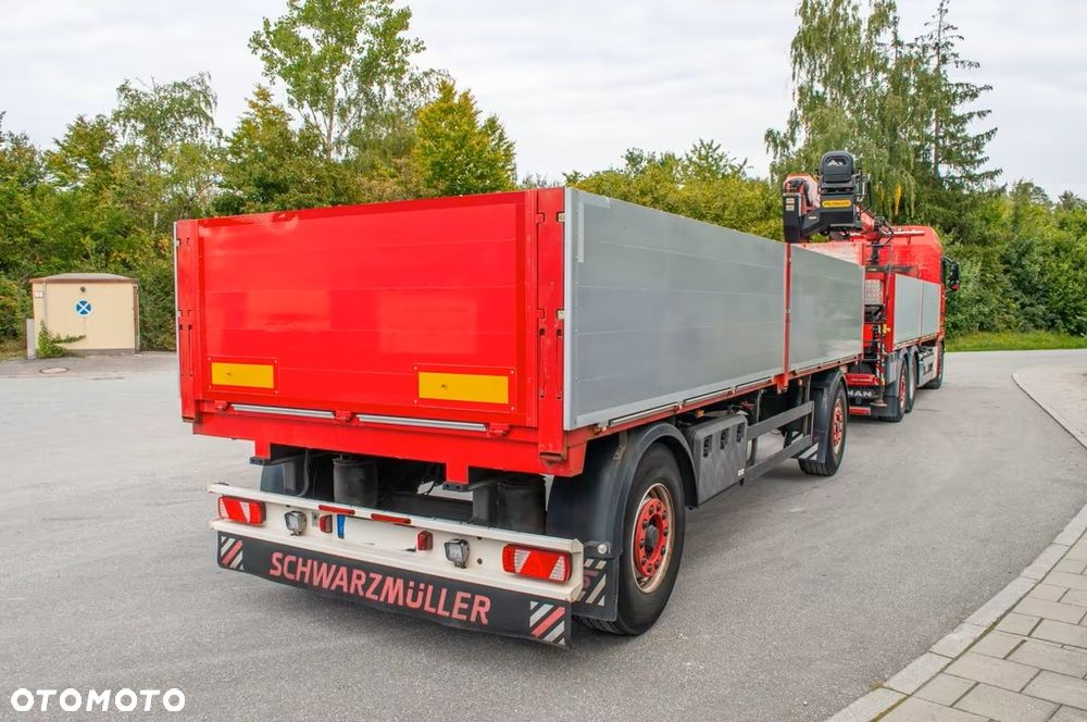 MAN TGX 26.510 + przyczepa  Schwarzmüller T-Serie | HDS Palfinger  PK 20.501L TEC3 | oś podnoszona i skrętna - 4