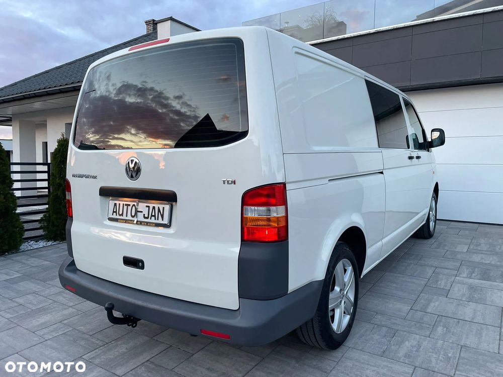 Volkswagen TRANSPORTER T5 L2H1 Długi Klima Skóry Tempomat Brygadówka Dubel Kabina - 5