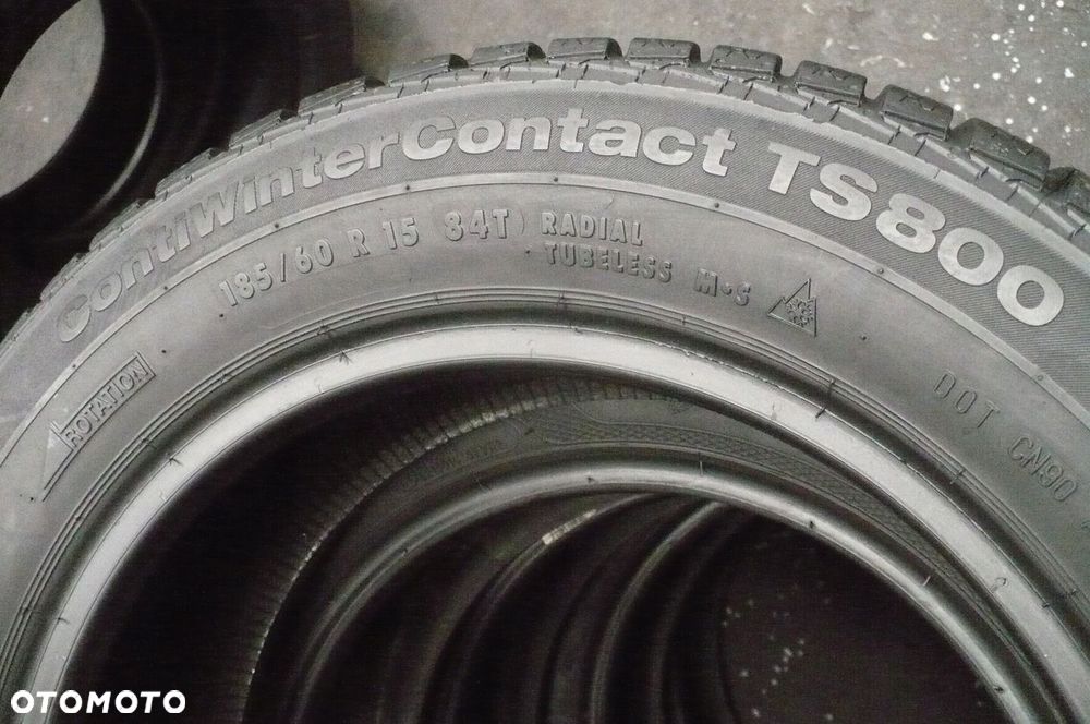 2x CONTINENTAL WinterContact TS800 185/60R15 5,8mm 6,1mm 2021 - 4