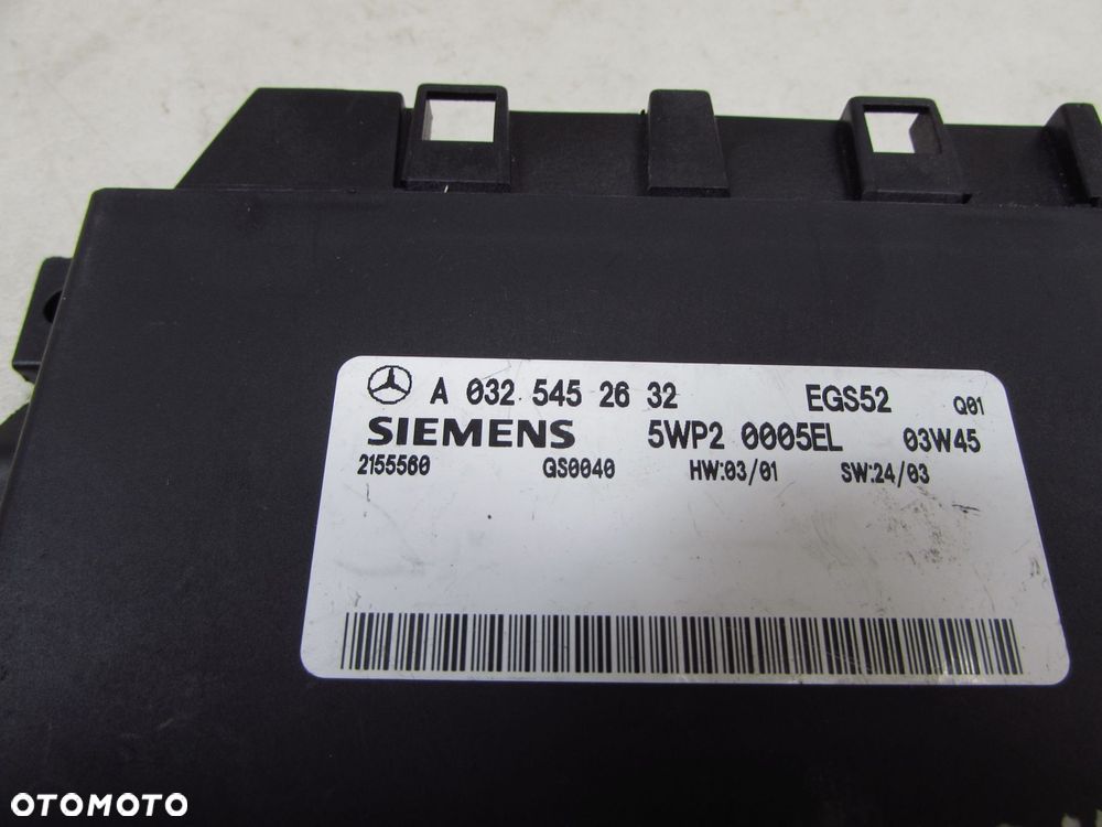 MB MERCEDES W211 E-KLASA 02-09 MODUL STEROWNIK SKRZYNI 0325452632 - 7