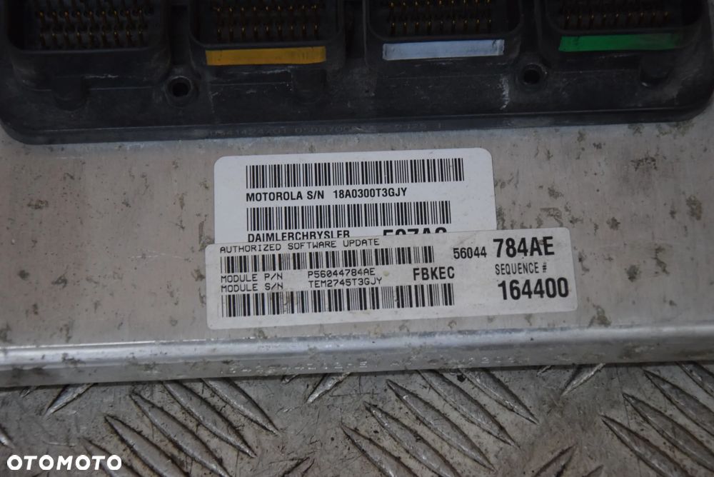 JEEP CHEROKEE KJ 3.7 V6 KOMPUTER SILNIKA 56044784AE STEROWNIK - 2