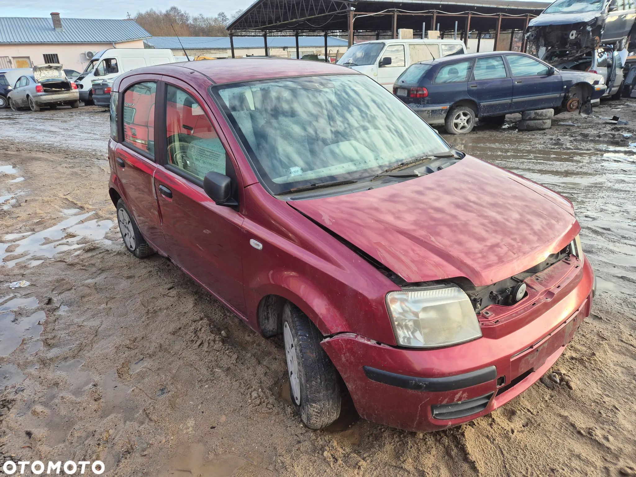 FIAT PANDA fotel fotele kanapa deska kokpit podsufitka boczek boczki klamka podłokietnik licznik prędkościomierz panel szyb - 1