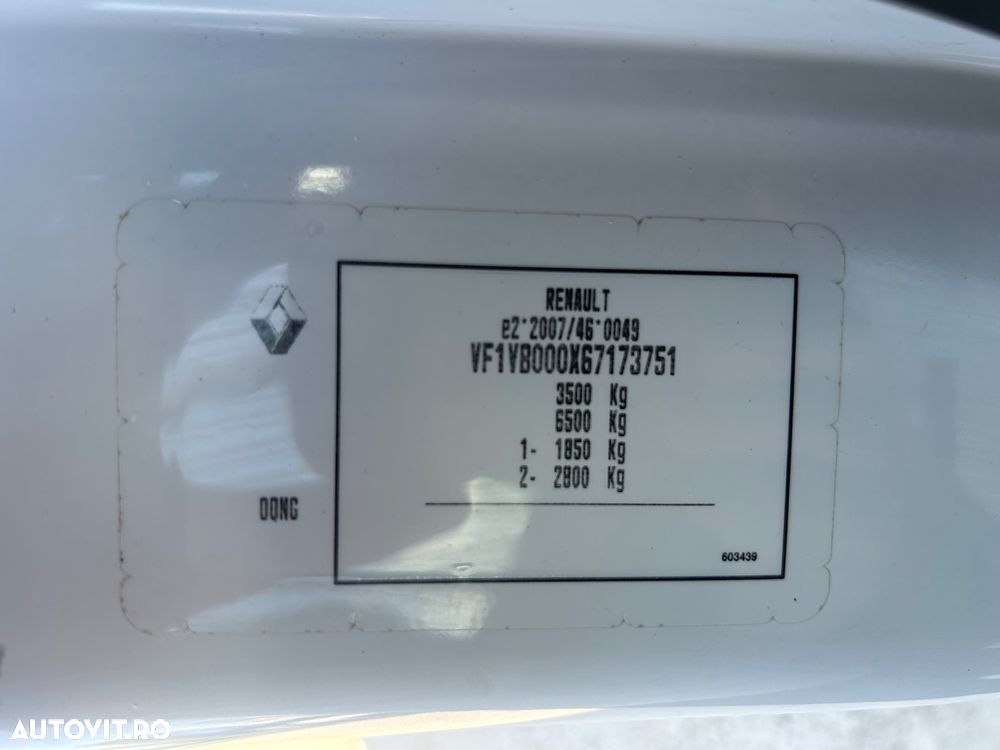 Renault Master BOX 8 EUROPALETI LIFT AXA DUBLA SPATE - 37