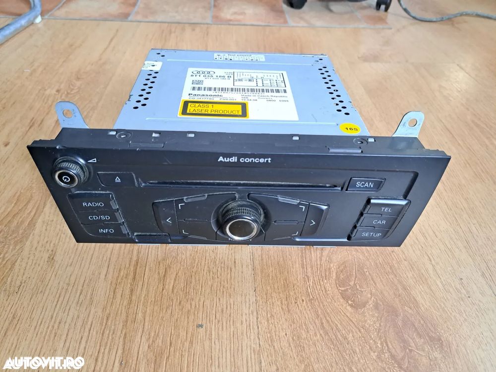 Radio CD multimedia Audi Concert sistem audio Audi A4 S4 B8 8k, A5 S5 B8 8T - 1
