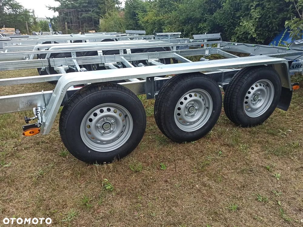 TEMARED Przyczepa B35 PTZ do 9m poszerzona DMC 3500 kg podłodziowa - 8