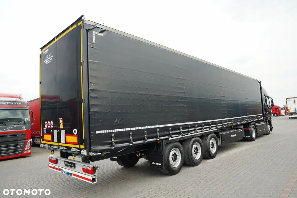 Volvo FH 460 / ZESTAW / KLIMA POSTOJOWA / OPONY 100% / I-SAVE / + KRONE FIRANKA / STANDARD / 2X OŚ PODNOSZONA / DACH PODNOSZONY / PALECIARA - 10