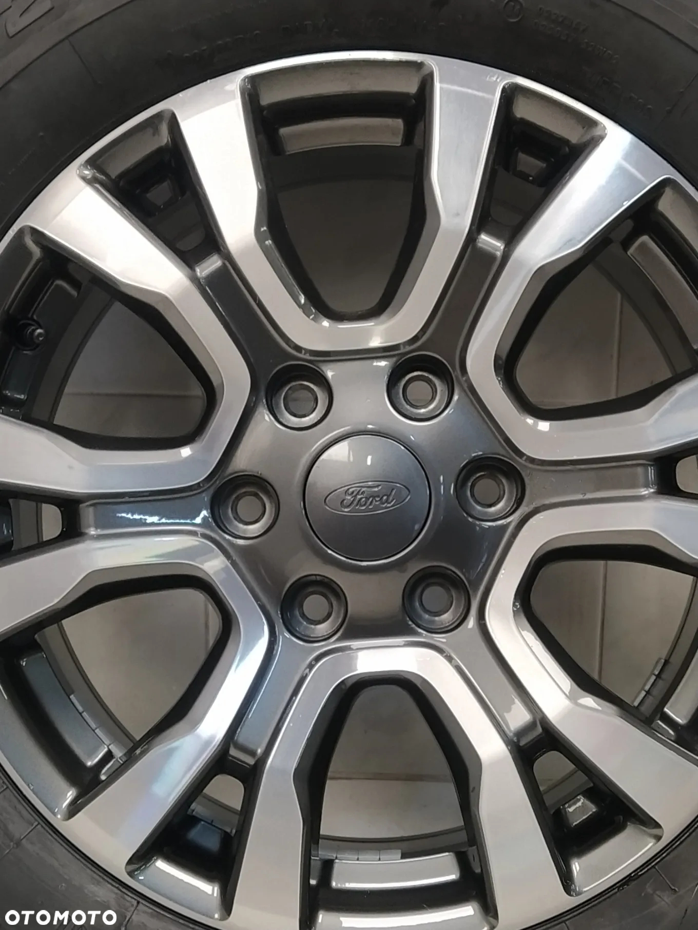 FORD RANGER FORD EVEREST 8X18 ORYGINALNE FELGI ALUMINIOWE R18 ET55 6X139.7 OPONY CONTINENTAL 265/60 KOŁA ZIMA BIEŻNIK ok 8.50mm DEKIELKI FORD NOWY KOMPLET - 3